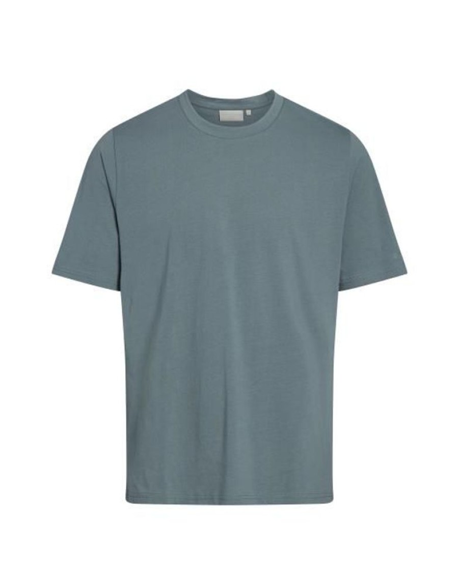 Shirts En Tops | ESSENZA Shirts En Tops Essenza Ted Uni Reef Green T-Shirt L