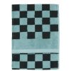 Handdoeken | Marc O'Polo Handdoeken Marc O'Polo Checker Aquamarine Handdoek 50 X 100 Cm