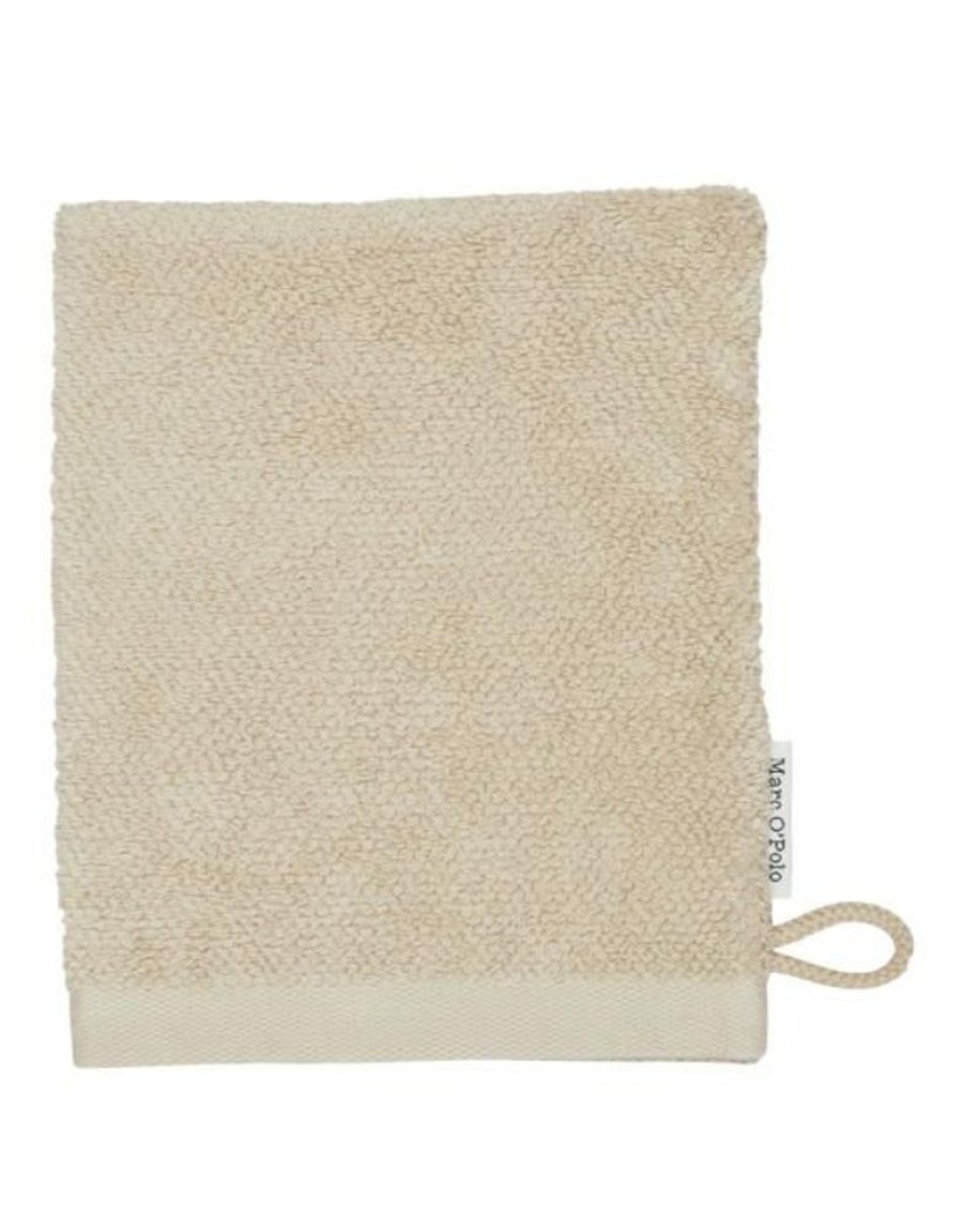 Washandjes | Marc O'Polo Washandjes Marc O'Polo Timeless Dark Sand Washand 16 X 22 Cm