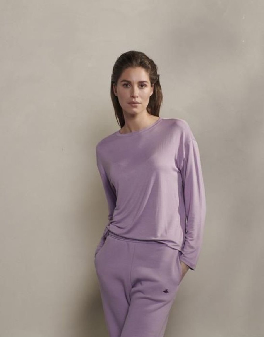 Broeken | ESSENZA Broeken Essenza Neva Uni Purple Violet Lange Broek Xl