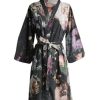 Kimono'S | ESSENZA Kimono'S Essenza Sarai Fleur Festive Blooming Black Kimono Xl