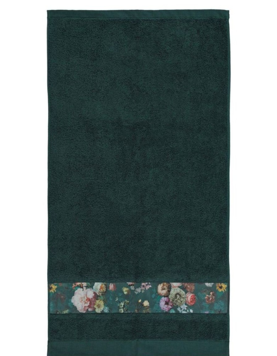 Handdoeken | ESSENZA Handdoeken Essenza Fleur Handdoek Donker 70 X 140 Cm