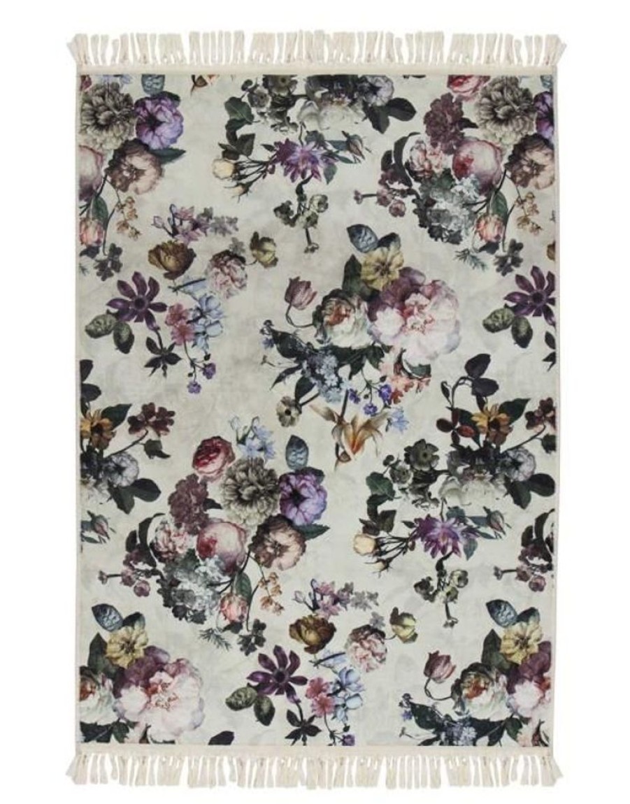 Vloerkleden | ESSENZA Vloerkleden Essenza Fleur Vloerkleed Ecru 120 X 180 Cm