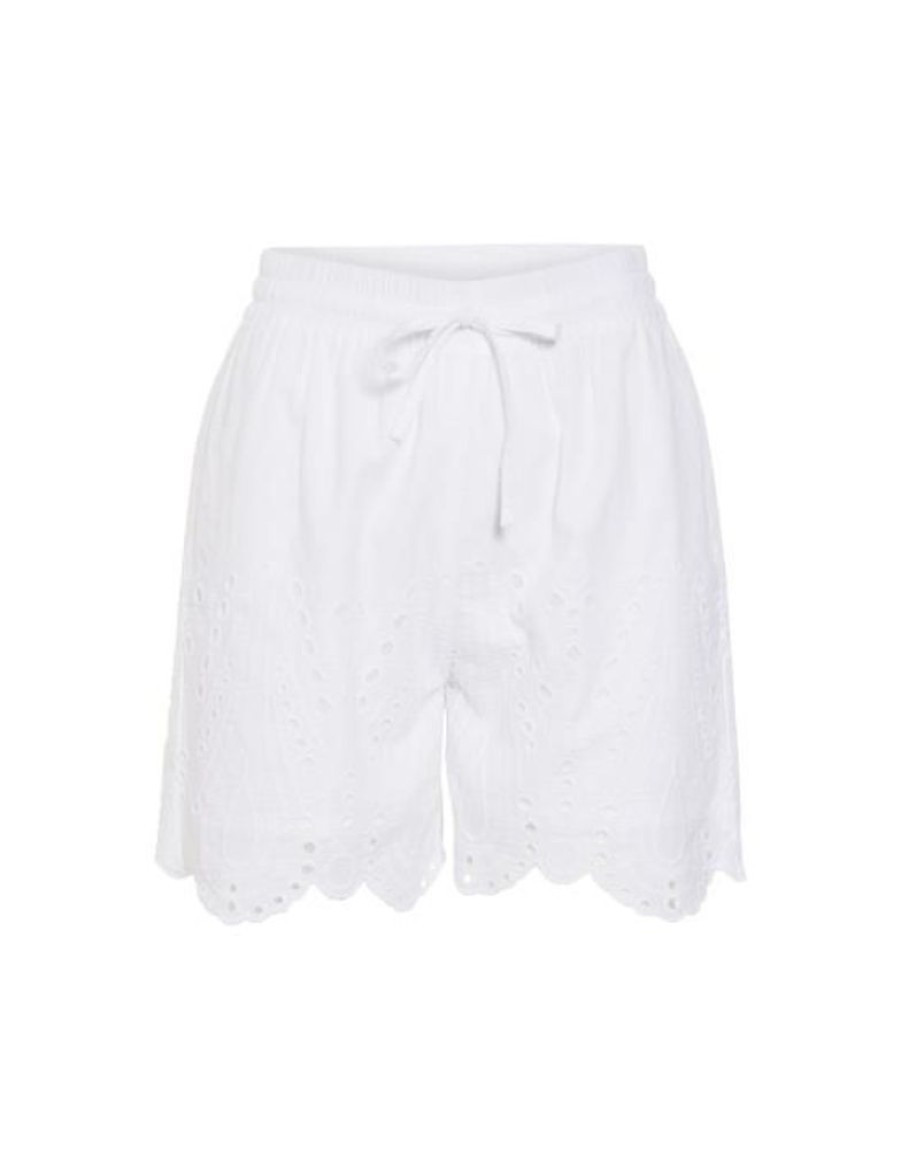 Broeken | ESSENZA Broeken Essenza Romy Tilia Pure White Shorts M