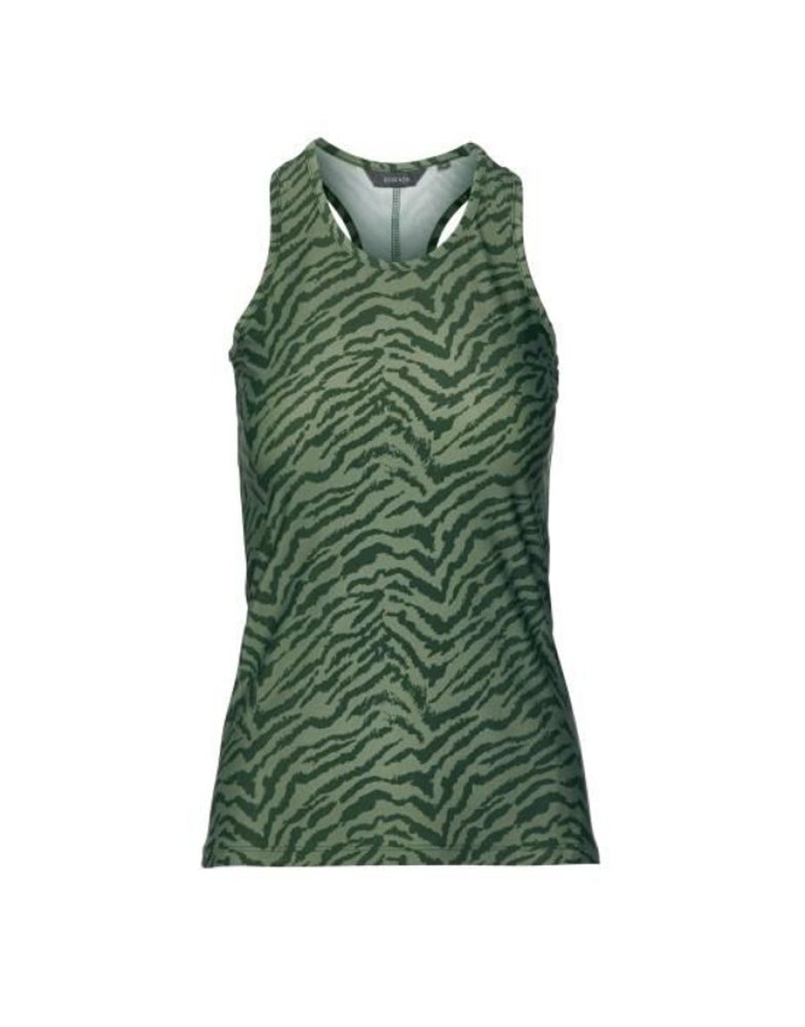 Activewear | ESSENZA Activewear Essenza Sari Belen Top Mouwloos Forest Green Xs