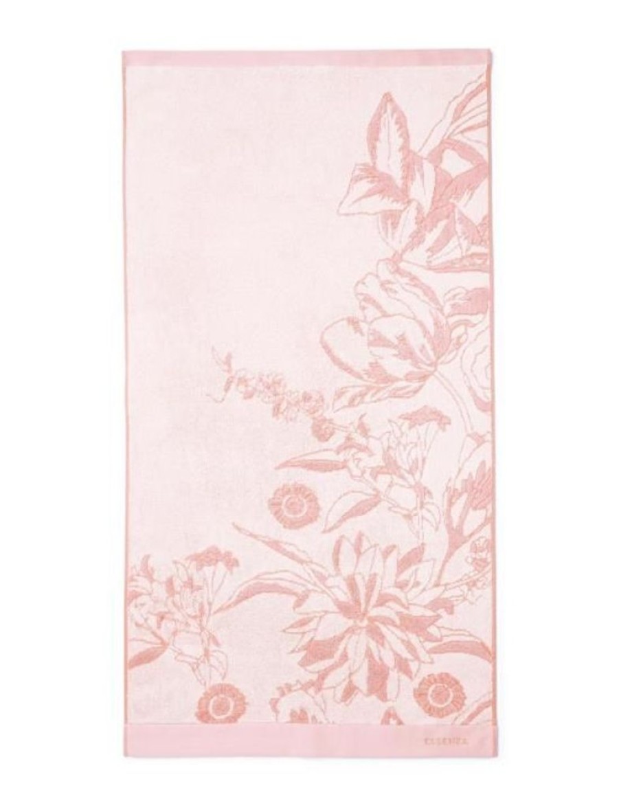 Handdoeken | ESSENZA Handdoeken Essenza Malou Handdoek Rose 55 X 100 Cm