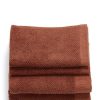 Handdoeken | ESSENZA Handdoeken Essenza Connect Organic Uni Handoekset Warm Brown 50 X 100 Cm + 30 X 50 Cm Set