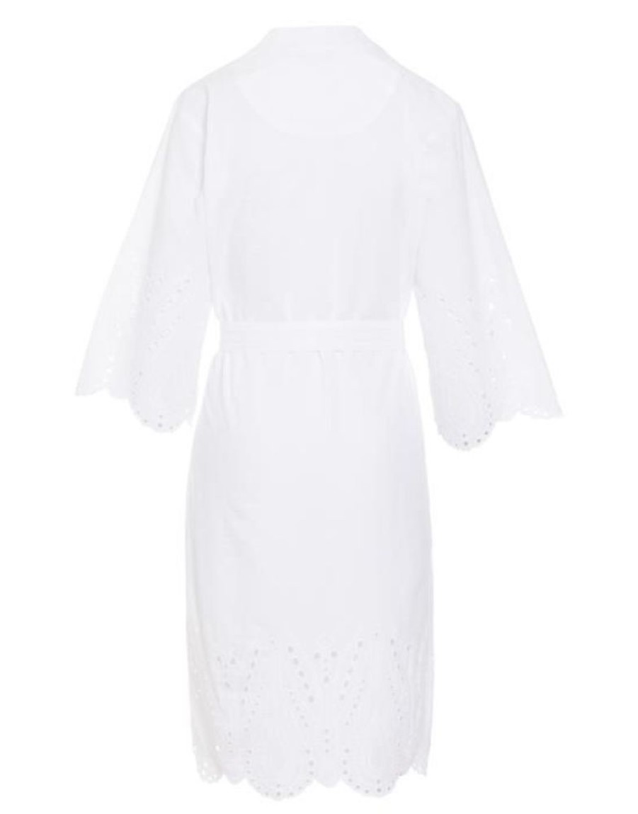 Kimono'S | ESSENZA Kimono'S Essenza Sarai Tilia Pure White Kimono S