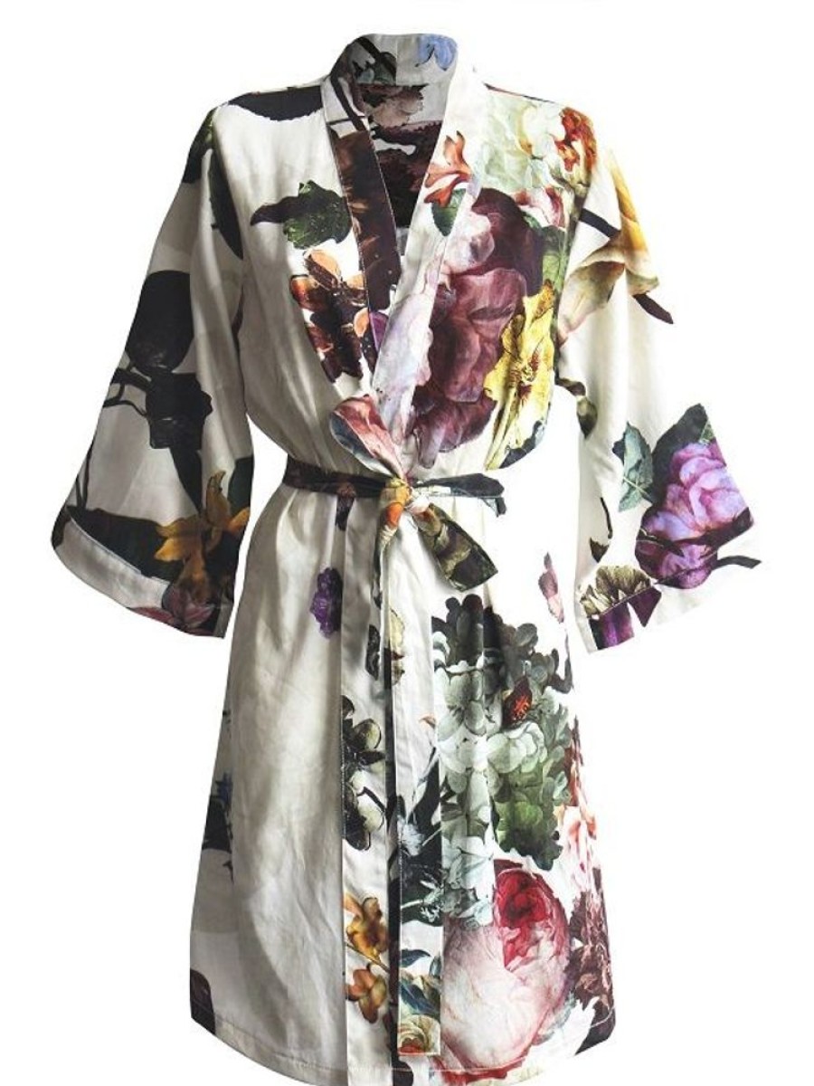 Kimono'S | ESSENZA Kimono'S Essenza Fleur Kimono Ecru S