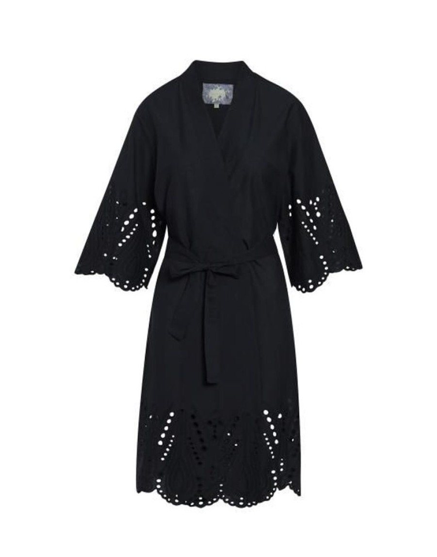 Kimono'S | ESSENZA Kimono'S Essenza Sarai Tilia Darkest Blue Kimono S