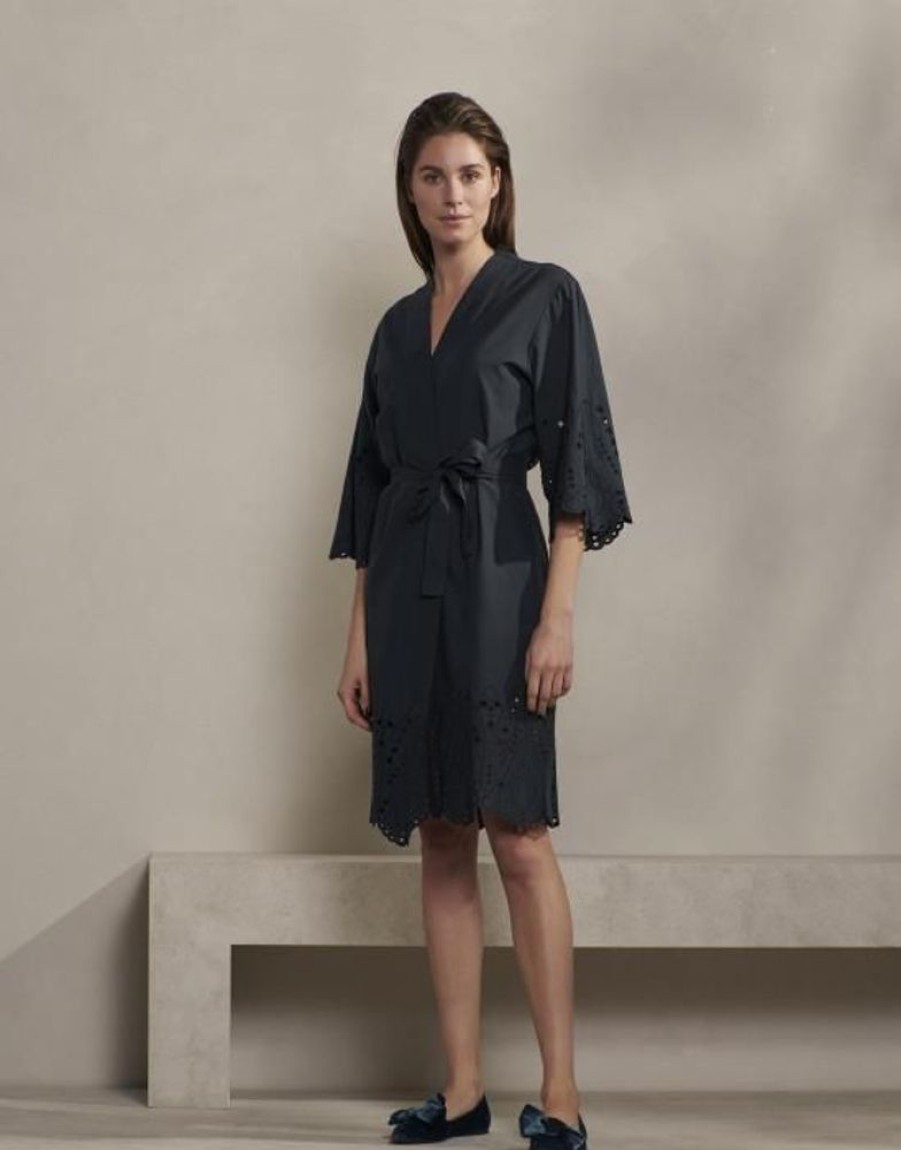 Kimono'S | ESSENZA Kimono'S Essenza Sarai Tilia Darkest Blue Kimono S