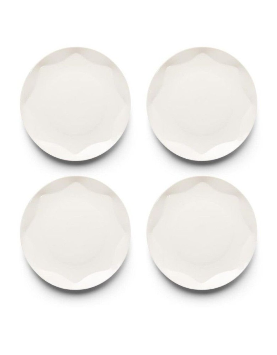 Borden En Schalen | ESSENZA Borden En Schalen Essenza Sculpture Dinerbord Set 4-Delig Off White 27 Cm