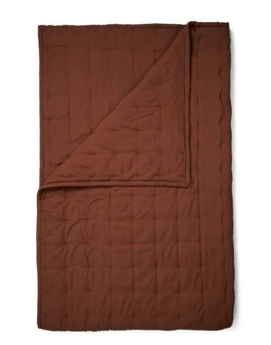 Spreien | ESSENZA Spreien Essenza Ruth Sprei Shell Brown 180 X 265 Cm