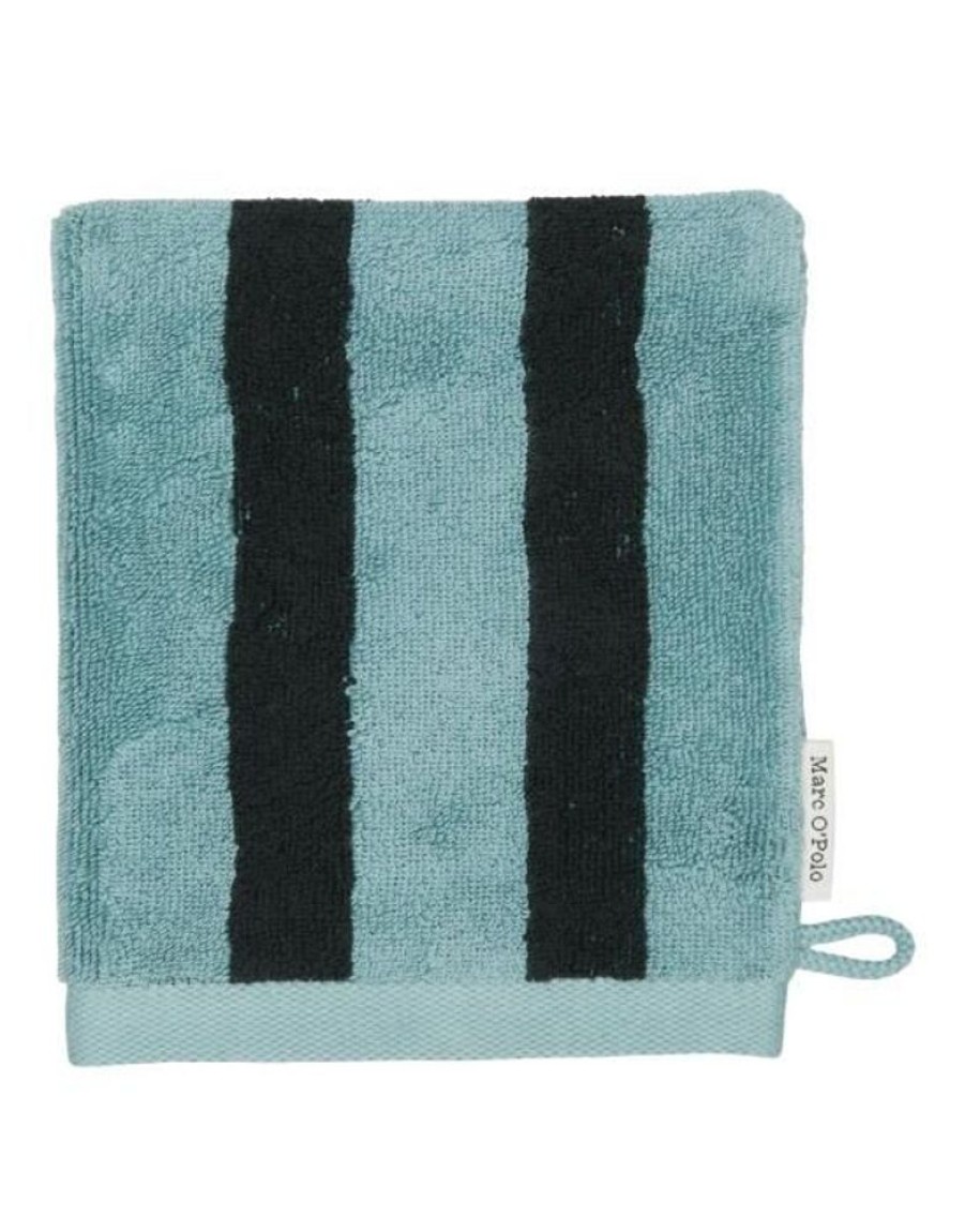 Washandjes | Marc O'Polo Washandjes Marc O'Polo Heritage Aquamarine Washand 16 X 22 Cm